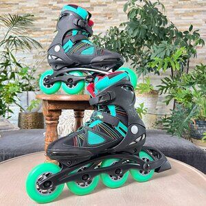 K2 Inline Skates V02 90 Pro W Womens size 9 Teal